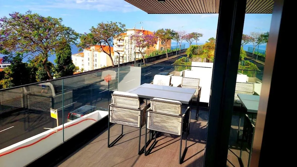 شقة Funchal Infinito Azul - Moderno Elegante Com Piscina